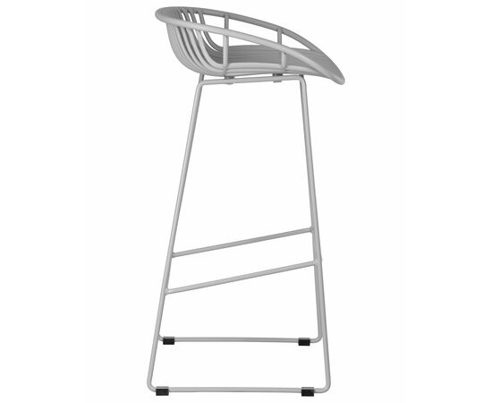 Набор 4 шт Стул барный DOBRIN FRANK, светло-серый, Вариант: светло-серый, изображение 4 | Интернет магазин мебели и декора LifeDekor