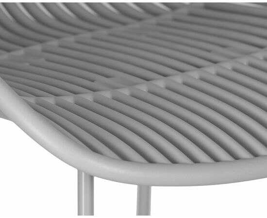 Набор 4 шт Стул барный DOBRIN FRANK, светло-серый, Вариант: светло-серый, изображение 8 | Интернет магазин мебели и декора LifeDekor