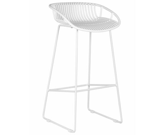 Набор 4 шт Стул барный DOBRIN FRANK, белый, Вариант: белый, изображение 2 | Интернет магазин мебели и декора LifeDekor