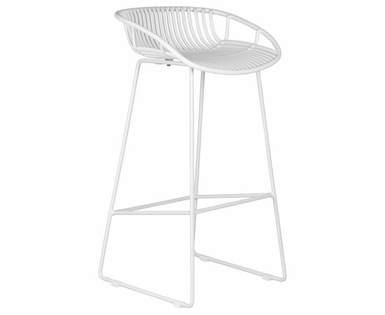 Набор 4 шт Стул барный DOBRIN FRANK, белый, Вариант: белый, изображение 3 | Интернет магазин мебели и декора LifeDekor