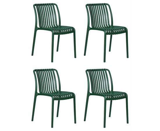 Набор 4 шт Стул обеденный DOBRIN WALTER, темно-зеленый, Вариант: темно-зеленый | Интернет магазин мебели и декора LifeDekor