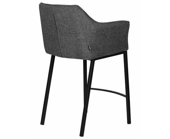 Набор 2 шт Стул барный DOBRIN LUCAS COUNTER, серая ткань (F-22), Вариант: серая ткань (F-22), изображение 5 | Интернет магазин мебели и декора LifeDekor