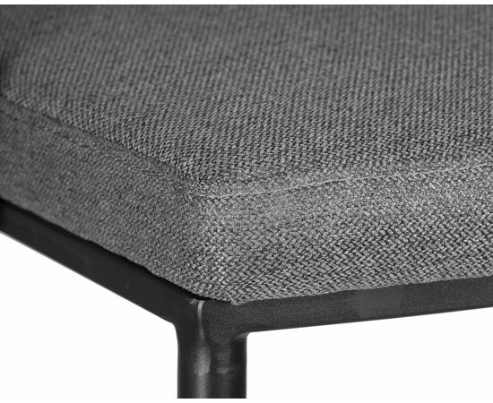 Набор 4 шт Стул барный DOBRIN AMELIA, серая ткань (F-48), темно-серый винтажный PU (MF-12), Вариант: серая ткань (F-48), темно-серый винтажный PU (MF-12), изображение 8 | Интернет магазин мебели и декора LifeDekor