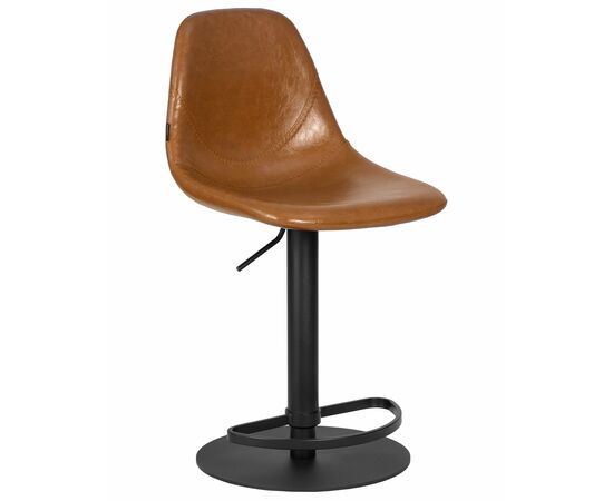 Набор 2 шт Стул барный DOBRIN ROME, коричневый винтажный PU (MS09), Вариант: коричневый винтажный PU (MS09), изображение 2 | Интернет магазин мебели и декора LifeDekor