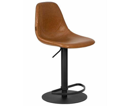 Набор 2 шт Стул барный DOBRIN ROME, коричневый винтажный PU (MS09), Вариант: коричневый винтажный PU (MS09), изображение 3 | Интернет магазин мебели и декора LifeDekor