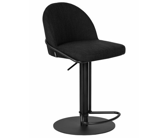 Набор 2 шт Стул барный DOBRIN OLIVER, черная ткань (SLR-10), Вариант: черная ткань (SLR-10), изображение 3 | Интернет магазин мебели и декора LifeDekor