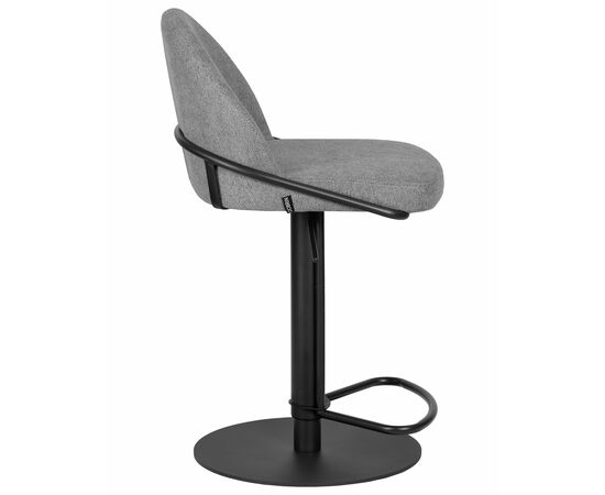 Набор 2 шт Стул барный DOBRIN OLIVER, серая ткань (FLY1347-17), Вариант: серая ткань (FLY1347-17), изображение 4 | Интернет магазин мебели и декора LifeDekor