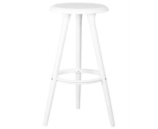 Набор 4 шт Табурет барный DOBRIN ROYCE WHITE, белый (W-02), Вариант: белый (W-02), изображение 2 | Интернет магазин мебели и декора LifeDekor