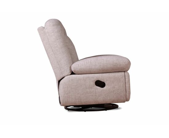 Кресло-глайдер Klim, микромех Rozy ivory, изображение 3 | Интернет магазин мебели и декора LifeDekor