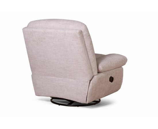 Кресло-глайдер Klim, микромех Rozy ivory, изображение 6 | Интернет магазин мебели и декора LifeDekor