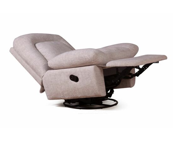 Кресло-глайдер Klim, микромех Rozy ivory, изображение 9 | Интернет магазин мебели и декора LifeDekor