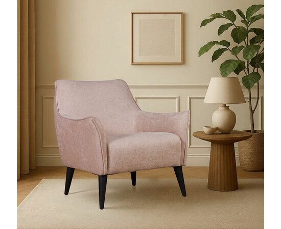 Кресло Vudi, шенилл Puffy beige, изображение 10 | Интернет магазин мебели и декора LifeDekor