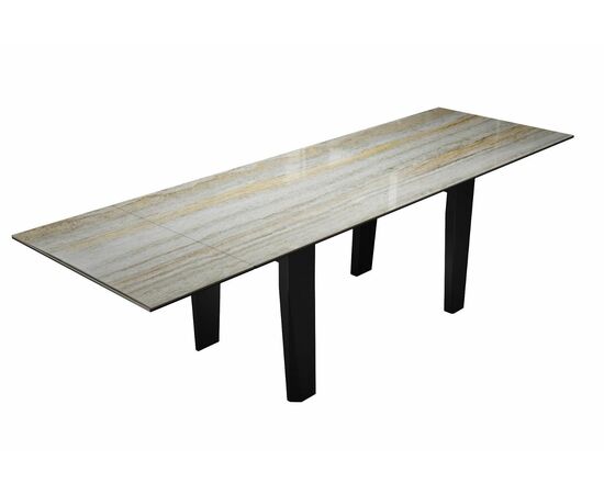 Стол DikLine KP160 керамика SH2340 полуглянец/опоры черные (2 уп), изображение 3 | Интернет магазин мебели и декора LifeDekor