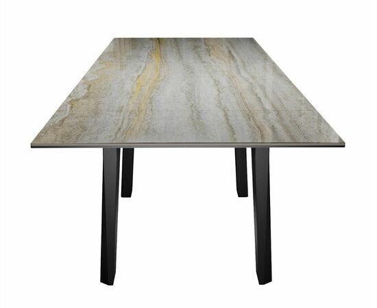 Стол DikLine KP160 керамика SH2340 полуглянец/опоры черные (2 уп), изображение 7 | Интернет магазин мебели и декора LifeDekor