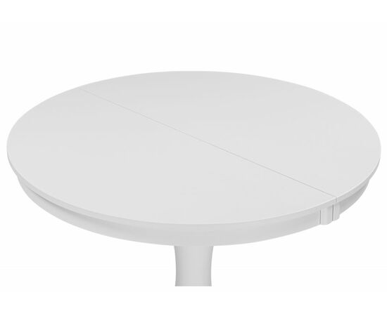 Стол деревянный Амадей 90(130)x90 белый матовый, изображение 3 | Интернет магазин мебели и декора LifeDekor