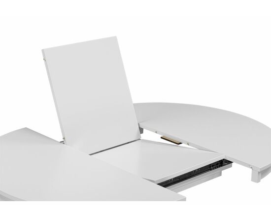 Стол деревянный Амадей 90(130)x90 белый матовый, изображение 5 | Интернет магазин мебели и декора LifeDekor