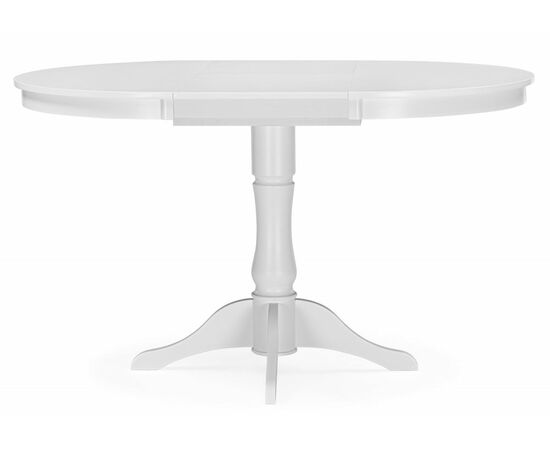 Стол деревянный Амадей 90(130)x90 белый матовый, изображение 2 | Интернет магазин мебели и декора LifeDekor