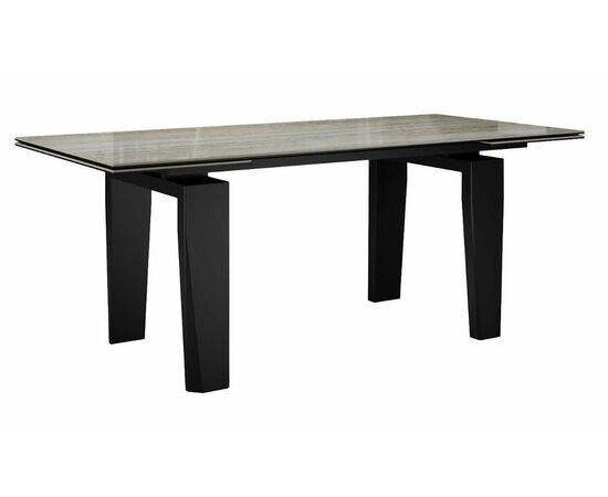 Стол DikLine KP160 керамика SH2340 полуглянец/опоры черные (2 уп) | Интернет магазин мебели и декора LifeDekor