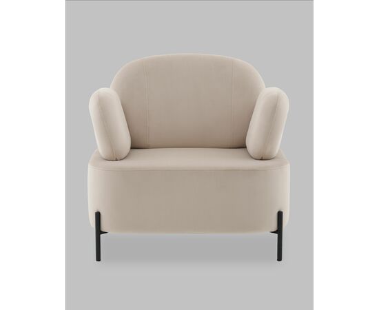 Кресло Кэнди велюр бежевый, изображение 3 | Интернет магазин мебели и декора LifeDekor