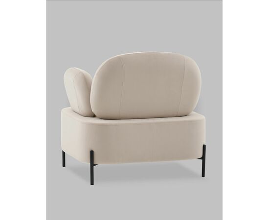 Кресло Кэнди велюр бежевый, изображение 6 | Интернет магазин мебели и декора LifeDekor