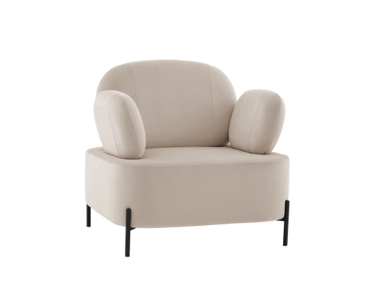 Кресло Кэнди велюр бежевый | Интернет магазин мебели и декора LifeDekor