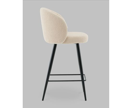 Стул полубарный Ханнингем букле бежевый, изображение 6 | Интернет магазин мебели и декора LifeDekor