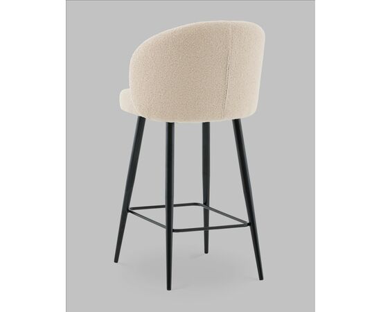 Стул полубарный Ханнингем букле бежевый, изображение 8 | Интернет магазин мебели и декора LifeDekor