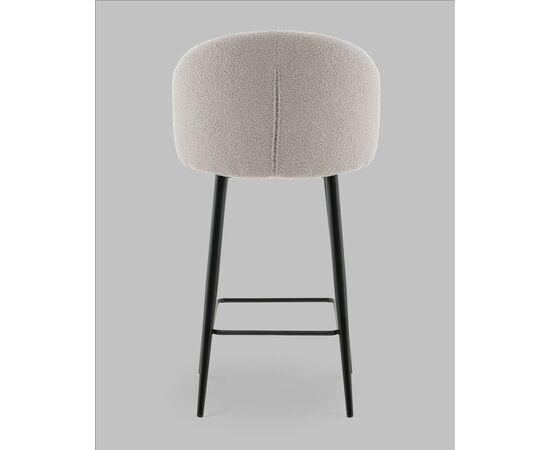 Стул полубарный Ханнингем букле светло-серый, изображение 7 | Интернет магазин мебели и декора LifeDekor