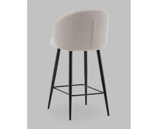 Стул полубарный Ханнингем букле светло-серый, изображение 8 | Интернет магазин мебели и декора LifeDekor