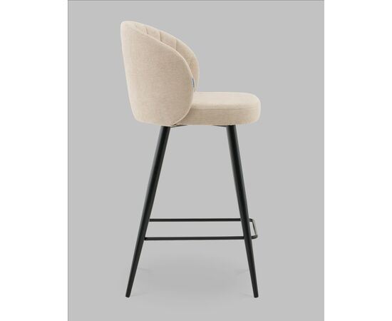 Стул полубарный Ханнингем велюр бежевый, изображение 6 | Интернет магазин мебели и декора LifeDekor