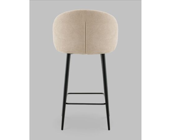Стул полубарный Ханнингем велюр бежевый, изображение 7 | Интернет магазин мебели и декора LifeDekor