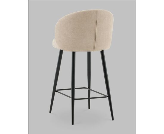 Стул полубарный Ханнингем велюр бежевый, изображение 8 | Интернет магазин мебели и декора LifeDekor