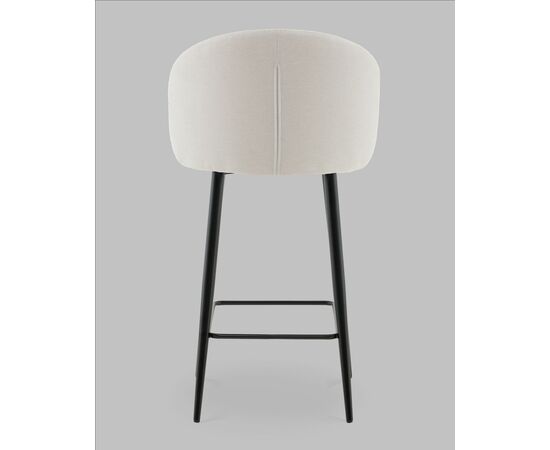 Стул полубарный Ханнингем велюр жемчужный, изображение 6 | Интернет магазин мебели и декора LifeDekor