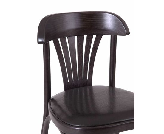 Стул "Астра классик" мягкий (Венге, экокожа черная), изображение 5 | Интернет магазин мебели и декора LifeDekor