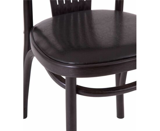 Стул "Астра классик" мягкий (Венге, экокожа черная), изображение 6 | Интернет магазин мебели и декора LifeDekor