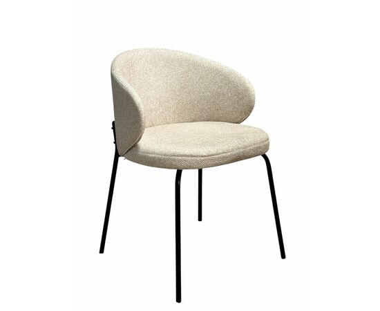 Дизайнерский стул Lucky букле бежевый, изображение 3 | Интернет магазин мебели и декора LifeDekor