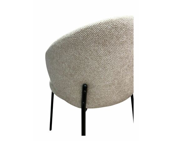 Дизайнерский стул Lucky букле бежевый, изображение 6 | Интернет магазин мебели и декора LifeDekor