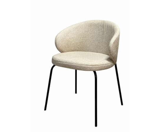 Дизайнерский стул Lucky букле бежевый, изображение 5 | Интернет магазин мебели и декора LifeDekor