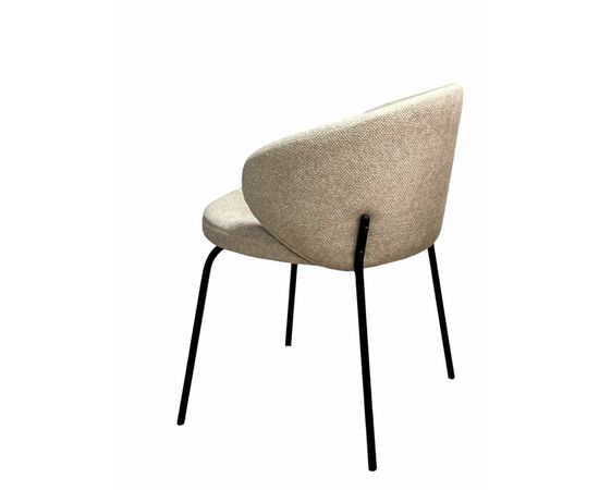 Дизайнерский стул Lucky букле бежевый, изображение 9 | Интернет магазин мебели и декора LifeDekor