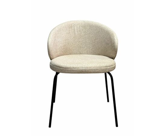 Дизайнерский стул Lucky букле бежевый, изображение 4 | Интернет магазин мебели и декора LifeDekor