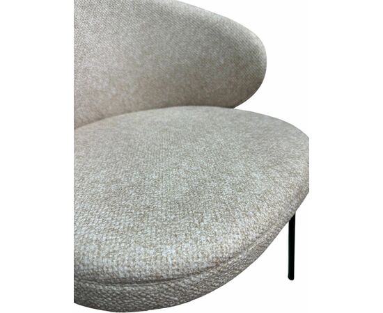 Дизайнерский стул Lucky букле бежевый, изображение 12 | Интернет магазин мебели и декора LifeDekor