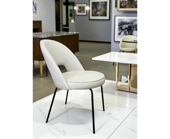 Cтул Marcel букле cветло-серый, изображение 2 | Интернет магазин мебели и декора LifeDekor