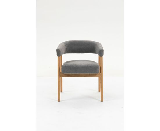 Стул обеденный Zubo с деревянными ножками темно-серый 2 шт., изображение 3 | Интернет магазин мебели и декора LifeDekor