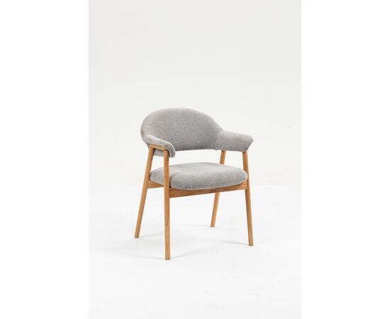 Стул обеденный Tavu с деревянными ножками серый 2 шт., изображение 2 | Интернет магазин мебели и декора LifeDekor