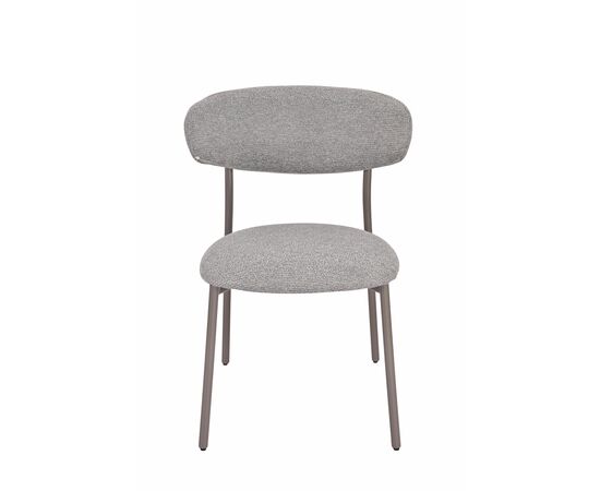 Стул обеденный Ayla серый серые ножки 2 шт., изображение 3 | Интернет магазин мебели и декора LifeDekor