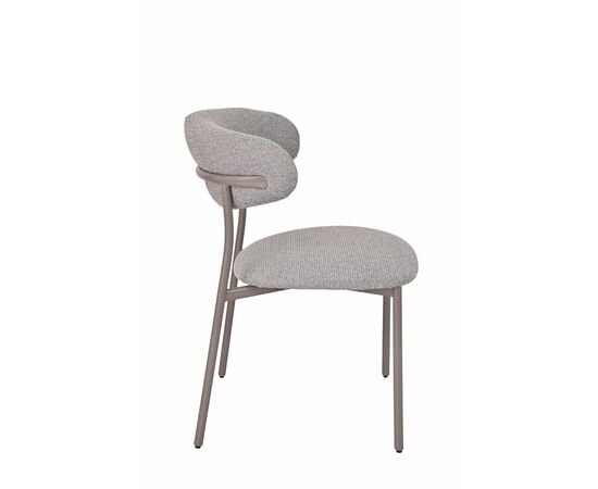 Стул обеденный Ayla серый серые ножки 2 шт., изображение 4 | Интернет магазин мебели и декора LifeDekor