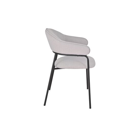 Стул обеденный Leya светло-серый 2 шт., изображение 4 | Интернет магазин мебели и декора LifeDekor