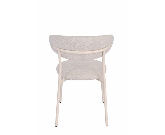 Стул обеденный Ayla серый белые ножки 2 шт., изображение 5 | Интернет магазин мебели и декора LifeDekor