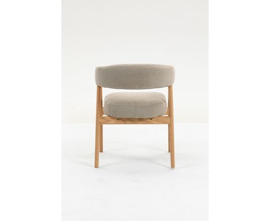 Стул обеденный Zubo с деревянными ножками бежевый 2 шт., изображение 5 | Интернет магазин мебели и декора LifeDekor