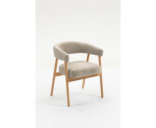 Стул обеденный Zubo с деревянными ножками бежевый 2 шт., изображение 6 | Интернет магазин мебели и декора LifeDekor